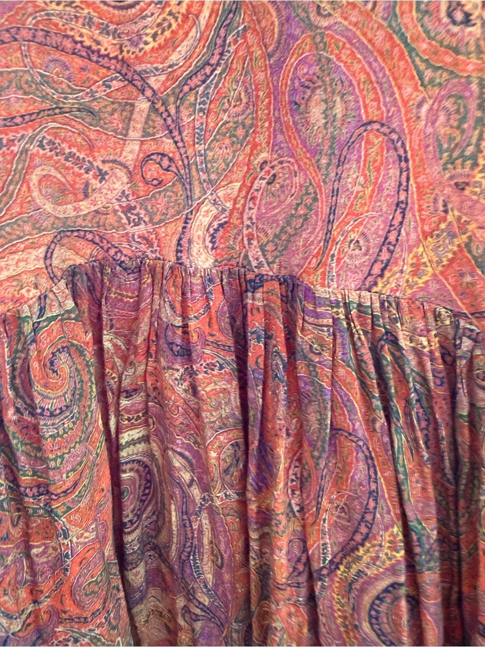 Peruvian Connection Paisley Boho Babydoll Dress - Picture 16 of 16
